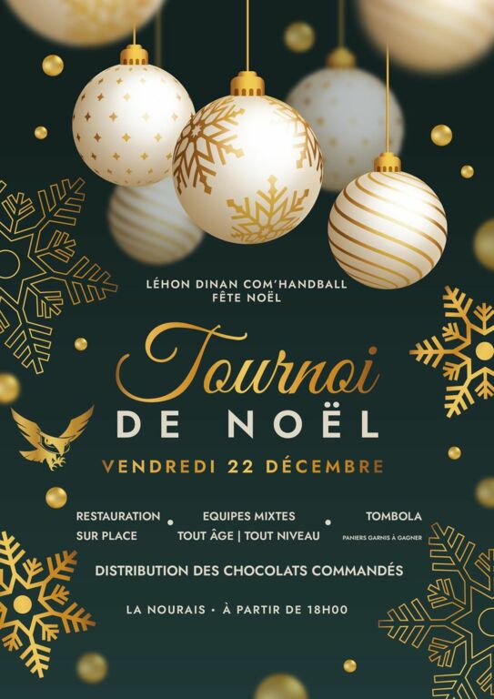 Tournoi de Noel  Vendredi 22 Décembre